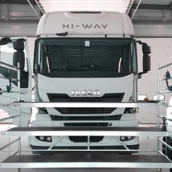 Réparer le pare-brise d'un camion